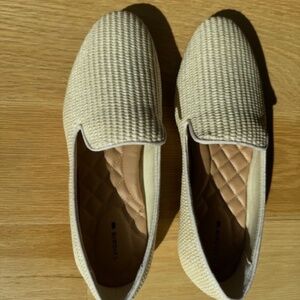 Birdies new natural starling Raffia Flat shoe  size 9 NWOT